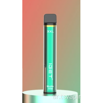 جديد IGET XXL VAPE 1800PUFFS مع vape المتاح